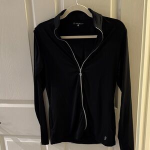 Sophisticated Black Button Down Shirt by Sorella